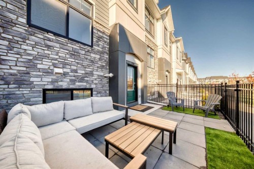 158 Les Jardins Park Se, Calgary, AB - Outdoor With Deck Patio Veranda