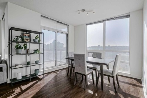 706-1118 12 Avenue Sw, Calgary, AB - Indoor Photo Showing Dining Room