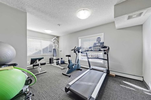 112-380 Marina Drive, Chestermere, AB - Indoor Photo Showing Gym Room