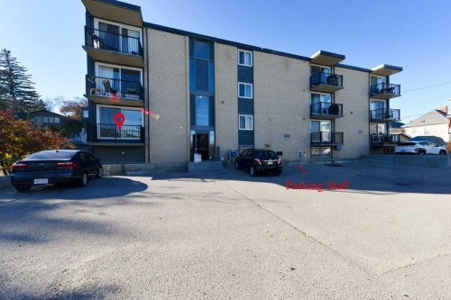 204-2220 16A Street Sw, Calgary, AB - Outdoor With Balcony With Facade
