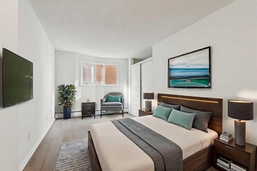 502-1311 15 Avenue Sw, Calgary, AB - Indoor Photo Showing Bedroom