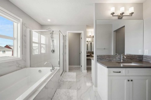 212 Magnolia Heath Se, Calgary, AB - Indoor Photo Showing Bathroom
