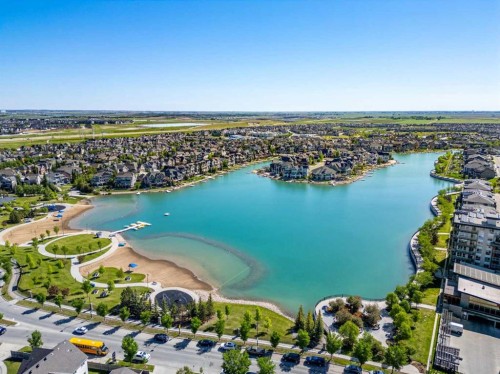 212 Magnolia Heath Se, Calgary, AB - Outdoor With Body Of Water With View
