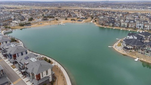 212 Magnolia Heath Se, Calgary, AB - Outdoor With Body Of Water With View