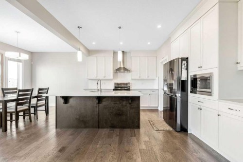82 Panton View Nw, Calgary, AB - Indoor Photo Showing Kitchen With Upgraded Kitchen
