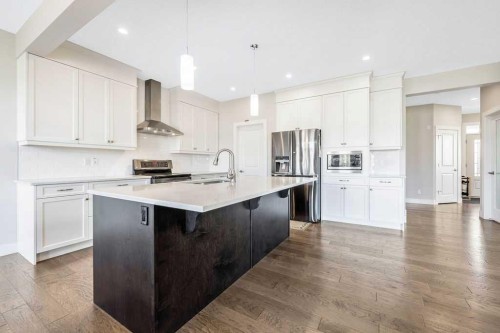 82 Panton View Nw, Calgary, AB - Indoor Photo Showing Kitchen With Upgraded Kitchen