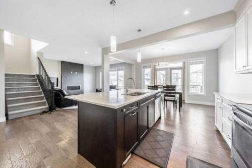 82 Panton View Nw, Calgary, AB - Indoor Photo Showing Kitchen With Upgraded Kitchen