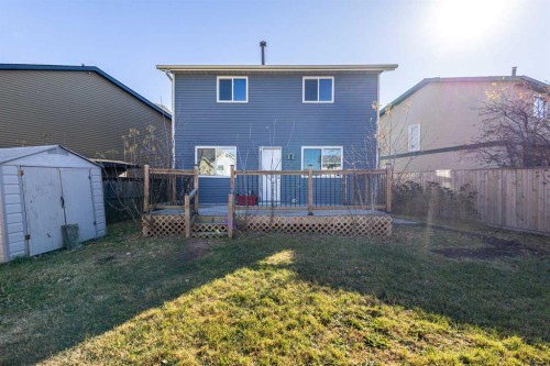 327 Abalone Place Ne, Calgary, AB - Outdoor With Deck Patio Veranda With Exterior