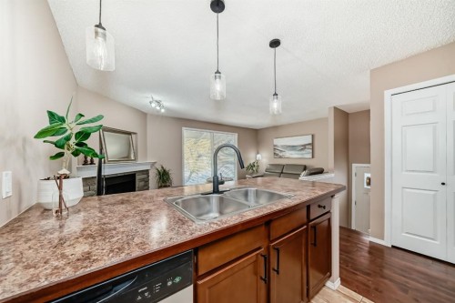 8432 Berkley Road Nw, Calgary, AB - Indoor Photo Showing Kitchen With Double Sink