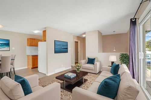 1123 Mckinnon Drive Ne, Calgary, AB - Indoor Photo Showing Living Room