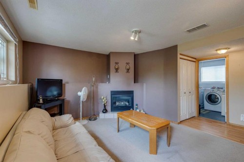1656 Strathcona Gate, Strathmore, AB - Indoor With Fireplace