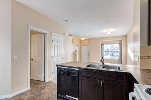 344-111 Tarawood Lane Ne, Calgary, AB - Indoor Photo Showing Kitchen With Double Sink