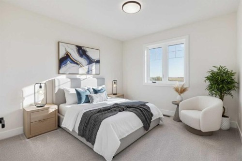 1907 Mccaskill Drive, Crossfield, AB - Indoor Photo Showing Bedroom