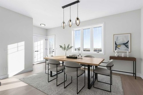 1907 Mccaskill Drive, Crossfield, AB - Indoor Photo Showing Dining Room