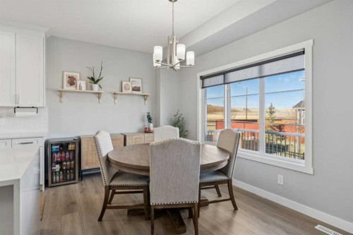 504 Creekrun Lane Sw, Airdrie, AB - Indoor Photo Showing Dining Room