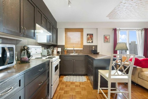 404-1027 12 Avenue Sw, Calgary, AB - Indoor Photo Showing Kitchen