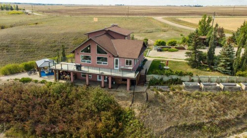 255075 Township Road 215A, Rural Wheatland County, AB - Outdoor With Deck Patio Veranda With View