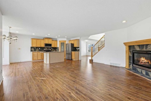 7936 Springbank Boulevard Sw, Calgary, AB - Indoor With Fireplace