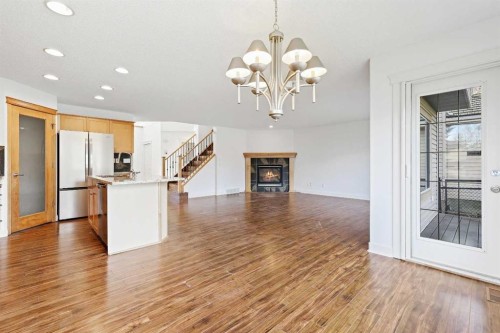 7936 Springbank Boulevard Sw, Calgary, AB - Indoor With Fireplace