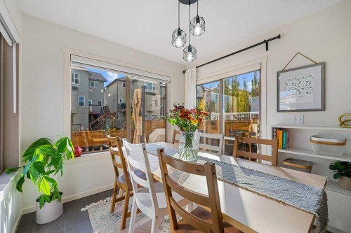 184 Sage Valley Drive Nw, Calgary, AB - Indoor Photo Showing Dining Room