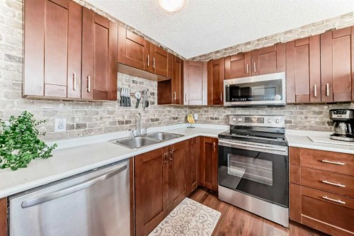 56 Applecroft Road Se, Calgary, AB - Indoor Photo Showing Kitchen With Double Sink