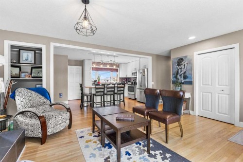 8516 Addison Drive Se, Calgary, AB - Indoor Photo Showing Living Room