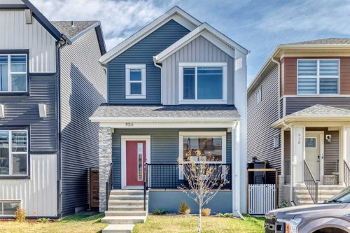 934 Cobblemore Common Sw, Airdrie, AB - Outdoor With Facade