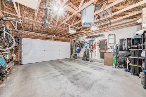 934 Cobblemore Common Sw, Airdrie, AB - Indoor Photo Showing Garage