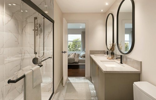 202-1155 Livingston View Ne, Calgary, AB - Indoor Photo Showing Bathroom