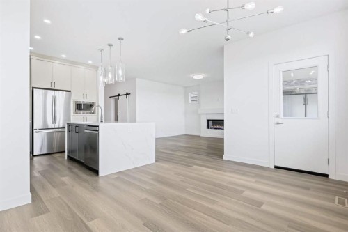 357 Copperhead Way Se, Calgary, AB - Indoor Photo Showing Kitchen With Upgraded Kitchen