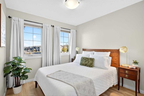 1346 Kings Heights Way Se, Airdrie, AB - Indoor Photo Showing Bedroom