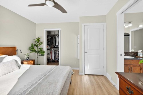 1346 Kings Heights Way Se, Airdrie, AB - Indoor Photo Showing Bedroom