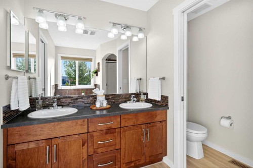 1346 Kings Heights Way Se, Airdrie, AB - Indoor Photo Showing Bathroom