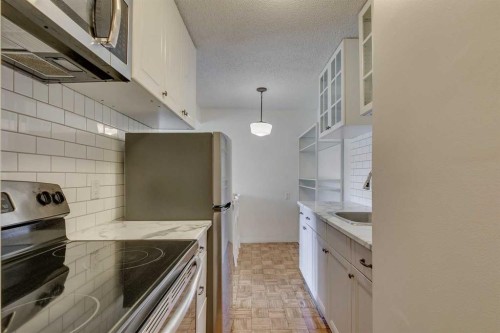304-2140 17A Street Sw, Calgary, AB - Indoor Photo Showing Kitchen