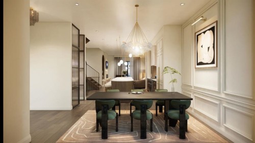 Unit 1-2032 Bowness Road Nw, Calgary, AB - Indoor Photo Showing Dining Room