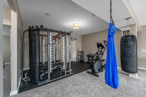 151 Auburn Sound Circle Se, Calgary, AB - Indoor Photo Showing Gym Room
