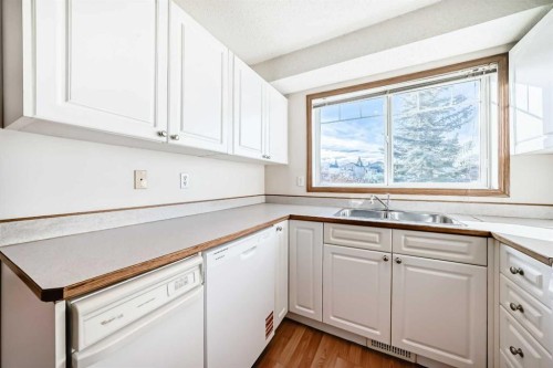 306-11 Somervale View Sw, Calgary, AB - Indoor Photo Showing Kitchen With Double Sink