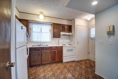 4108 13 Avenue Ne, Calgary, AB - Indoor Photo Showing Kitchen With Double Sink