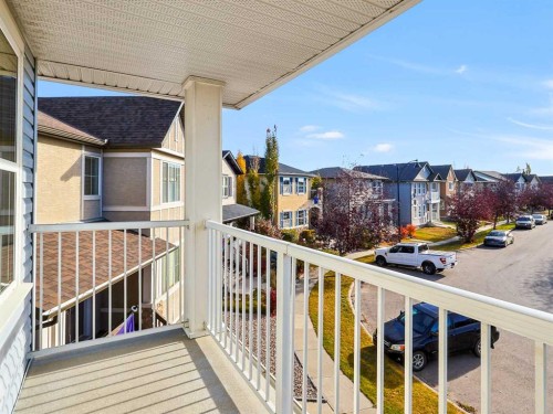 50 Elgin Meadows Green Se, Calgary, AB - Outdoor With Balcony With Exterior