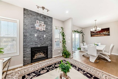 28 Panton Court Nw, Calgary, AB - Indoor With Fireplace