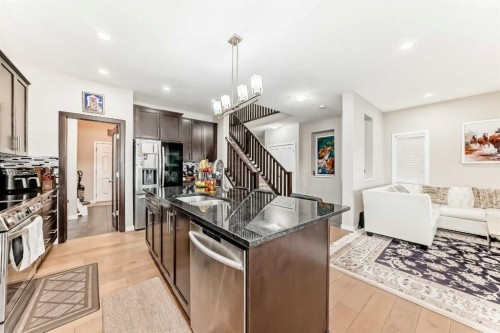 28 Panton Court Nw, Calgary, AB - Indoor Photo Showing Kitchen With Upgraded Kitchen
