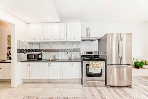 28 Panton Court Nw, Calgary, AB - Indoor Photo Showing Kitchen With Stainless Steel Kitchen