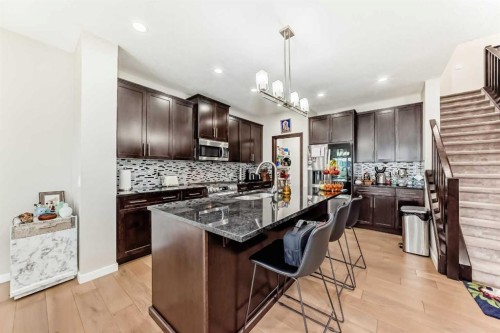 28 Panton Court Nw, Calgary, AB - Indoor Photo Showing Kitchen With Stainless Steel Kitchen With Upgraded Kitchen