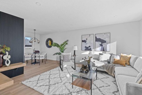 124 Gainsborough Drive Sw, Calgary, AB - Indoor Photo Showing Living Room