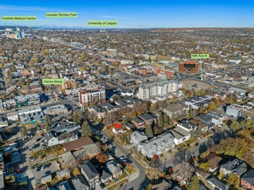 1402 Centre A Street Ne, Calgary, AB - Outdoor With View