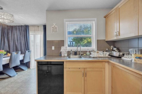 814 Copperfield Boulevard Se, Calgary, AB - Indoor Photo Showing Kitchen With Double Sink