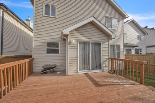 814 Copperfield Boulevard Se, Calgary, AB - Outdoor With Deck Patio Veranda With Exterior