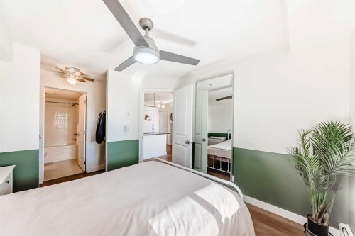 4213-1317 27 Street Se, Calgary, AB - Indoor Photo Showing Bedroom