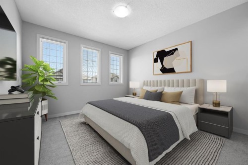 229 Bridlerange Place Sw, Calgary, AB - Indoor Photo Showing Bedroom