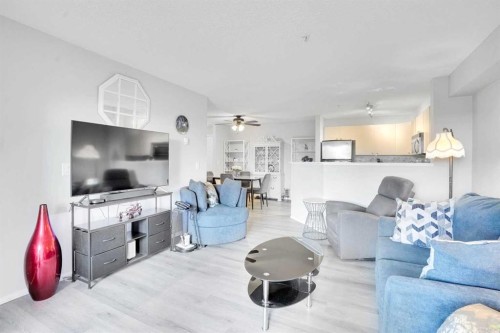 6211-304 Mackenzie Way Sw, Airdrie, AB - Indoor Photo Showing Living Room